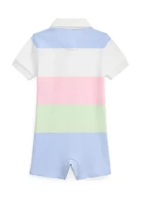 Baby Boys Striped Cotton Jersey Rugby Shortall