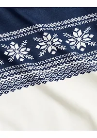 Baby Boys Snowflake Cotton Interlock Coverall