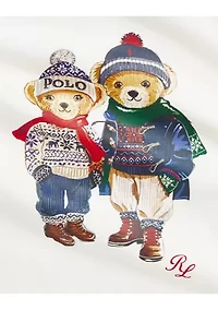 Baby Boys Polo Bear Cotton Long Sleeve T-Shirt
