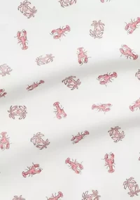 Baby Boys Crab Print Soft Cotton Polo Shortall