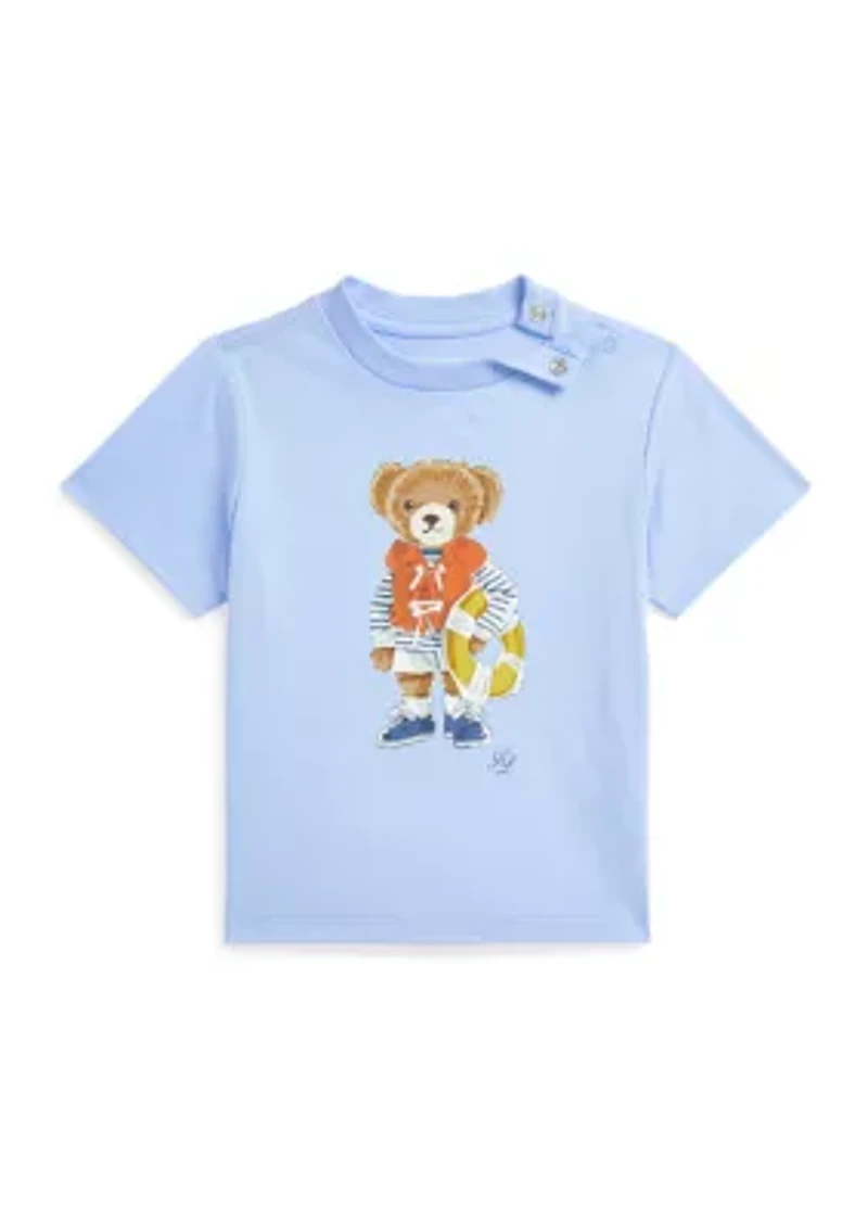 Baby Boys Polo Bear Cotton Jersey T-Shirt