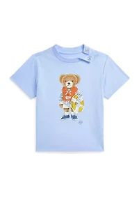 Baby Boys Polo Bear Cotton Jersey T-Shirt
