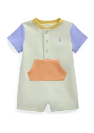 Baby Boys Color Blocked Terry Henley Shortall