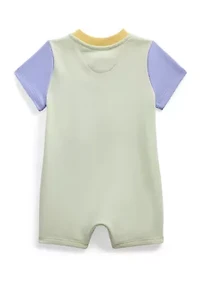 Baby Boys Color Blocked Terry Henley Shortall