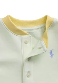Baby Boys Color Blocked Terry Henley Shortall