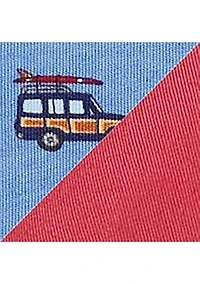 Baby Boys Car Printed Cotton T-Shirt & Chino Shorts Set