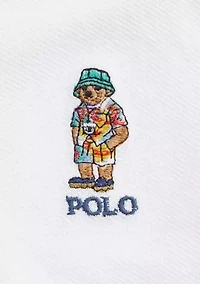 Baby Boys Bear Cotton Polo Shirt & Chino Short Set