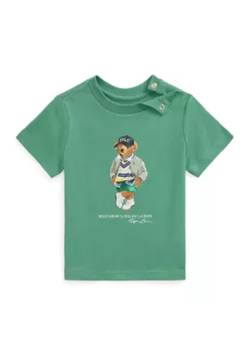 Baby Boys Polo Bear Cotton Jersey T-Shirt