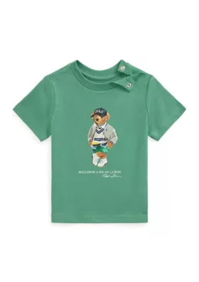 Baby Boys Polo Bear Cotton Jersey T-Shirt