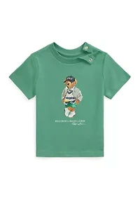 Baby Boys Polo Bear Cotton Jersey T-Shirt