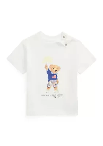 Baby Boys Polo Bear Cotton Jersey Tee