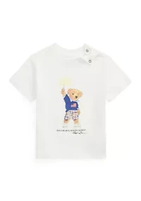 Baby Boys Polo Bear Cotton Jersey Tee