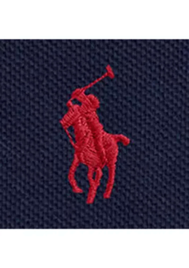 Baby Boys Big Pony Cotton Mesh Polo Coverall