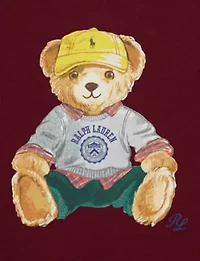 Baby Boys Polo Bear Jersey T-Shirt & Fleece Pants Set