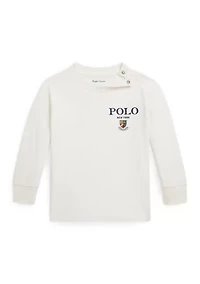 Baby Boys Cotton Jersey Long Sleeve Graphic T-Shirt