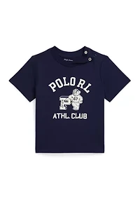 Baby Boys Logo Cotton Jersey Tee