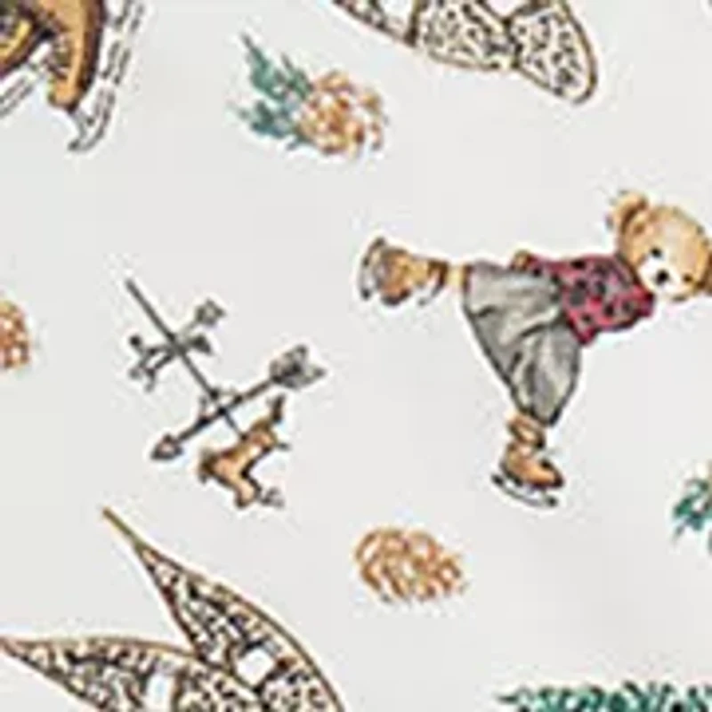 Baby Boys Polo Bear Cotton Footed Coverall