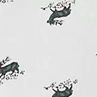 Baby Boys Elk-Print Fleece Coverall