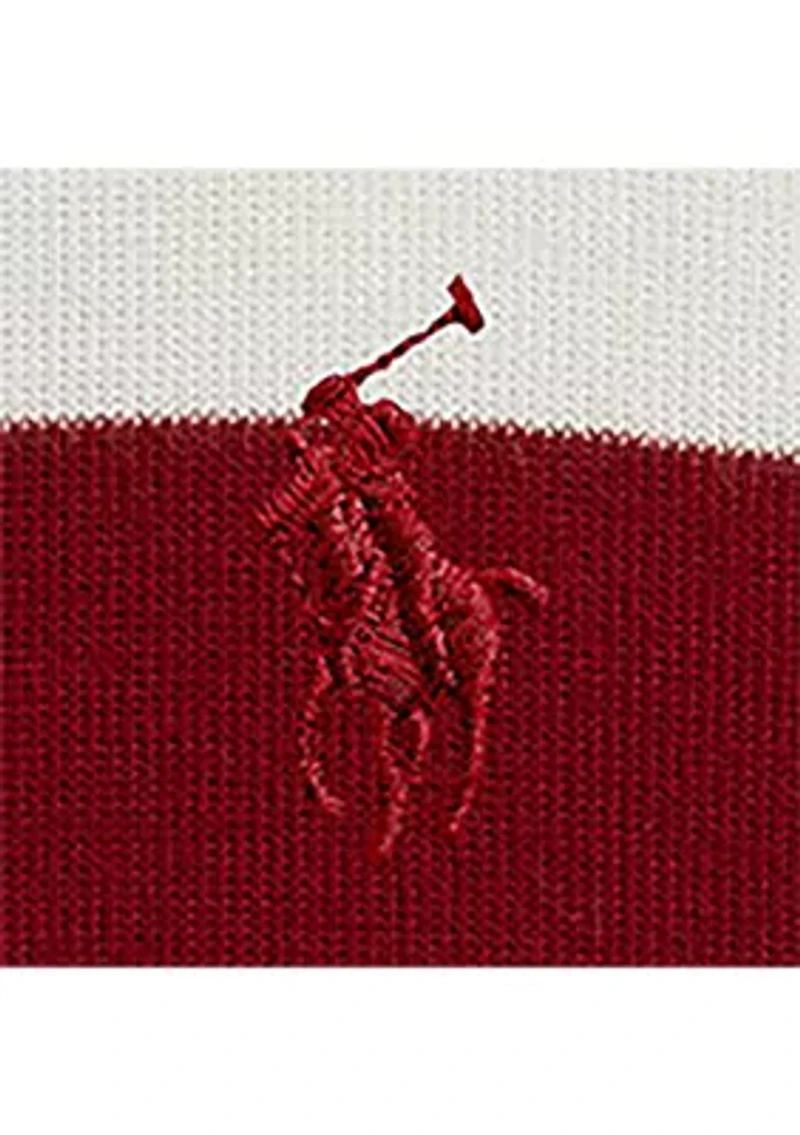 Baby Boys Striped Estate-Rib Cotton Coverall