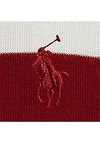 Baby Boys Striped Estate-Rib Cotton Coverall