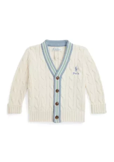 Baby Boys Cotton Cricket Cardigan