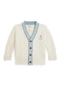 Baby Boys Cotton Cricket Cardigan