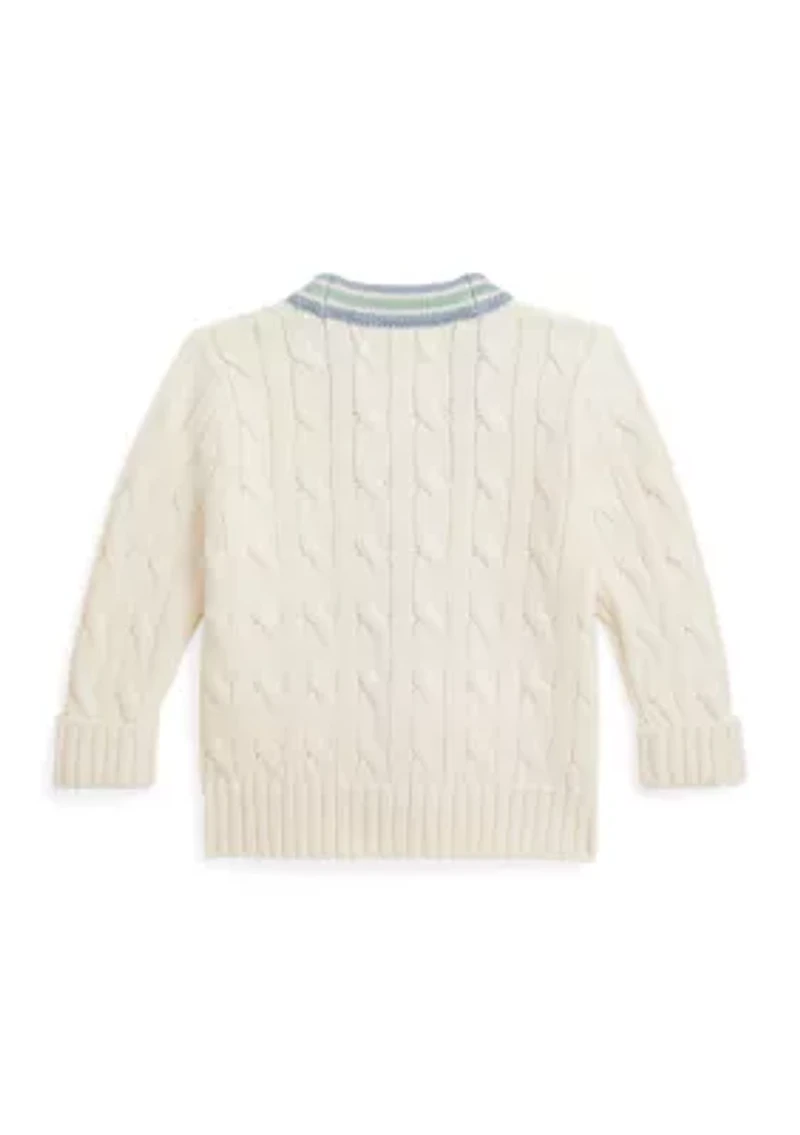 Baby Boys Cotton Cricket Cardigan