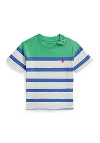 Baby Boys Striped Cotton Jersey T-Shirt