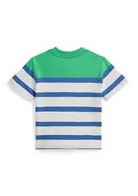 Baby Boys Striped Cotton Jersey T-Shirt