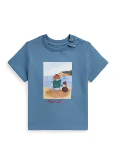 Baby Boys Polo Bear Cotton Jersey T-Shirt