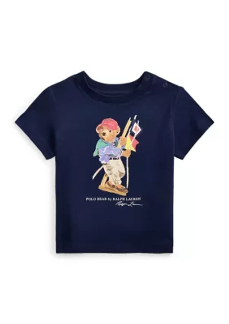 Baby Boys Polo Bear Cotton Jersey T-Shirt
