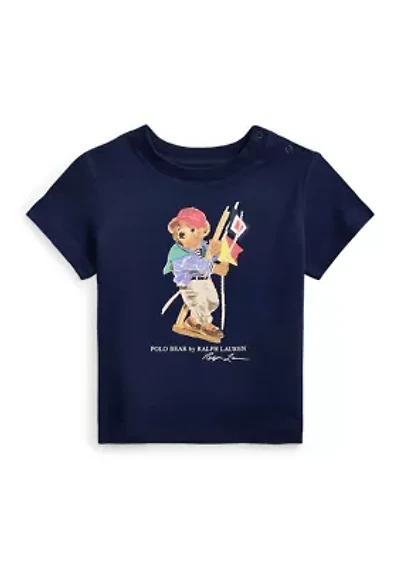 Baby Boys Polo Bear Cotton Jersey T-Shirt