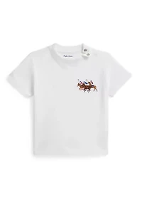 Baby Boys Triple-Pony Cotton Jersey T-Shirt