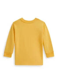 Baby Boys Polo Bear Cotton Long-Sleeve T-Shirt