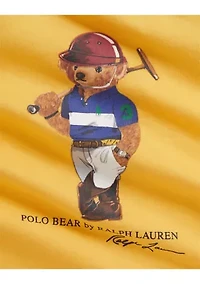 Baby Boys Polo Bear Cotton Long-Sleeve T-Shirt