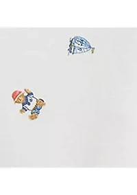 Baby Boys Polo Bear Cotton Footed Coverall