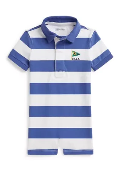 Baby Boys Nautical-Inspired Cotton Rugby Shortall