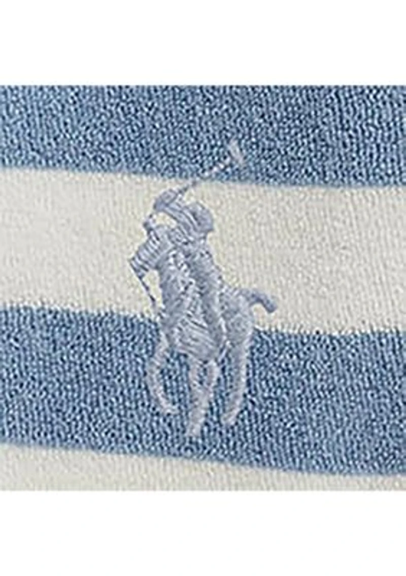 Baby Boys Striped Terry Hooded Cover-Up