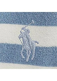 Baby Boys Striped Terry Hooded Cover-Up