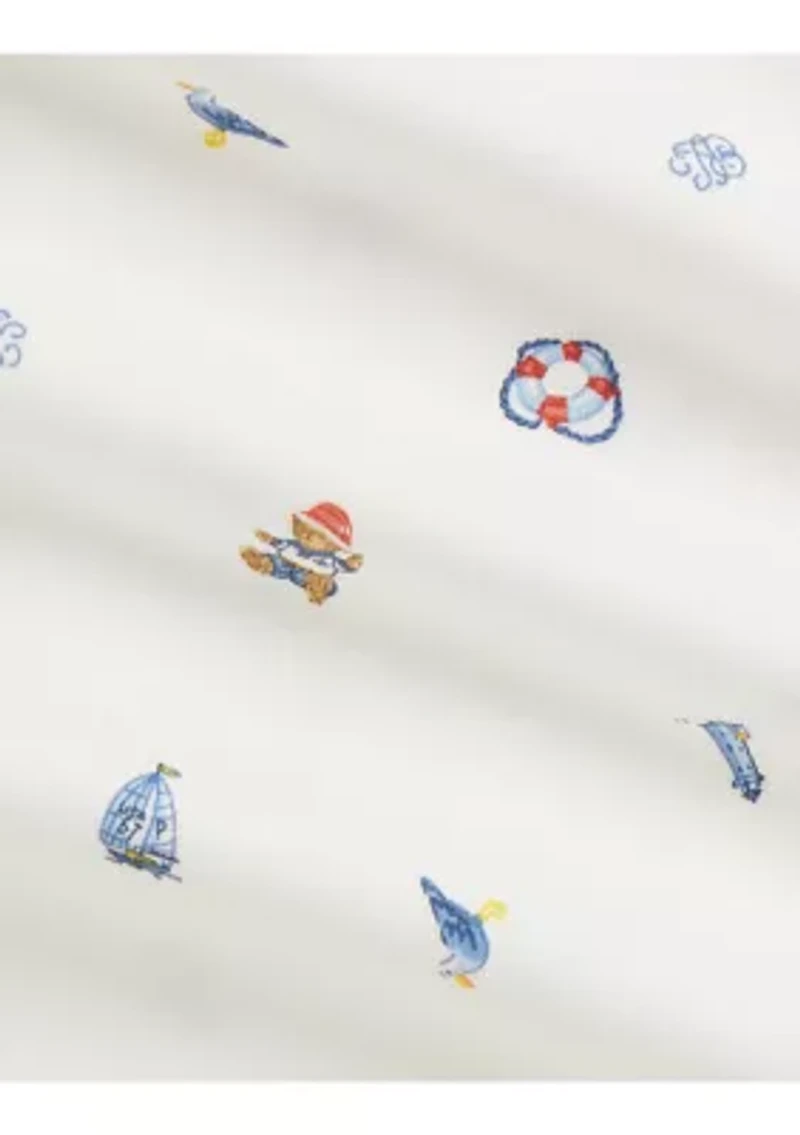 Baby Boys Polo Bear Cotton Bodysuit 2-Pack