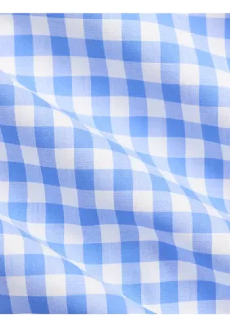 Baby Boys Gingham Cotton Poplin Bodysuit