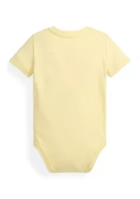 Baby Boys Polo Bear Cotton Jersey Bodysuit