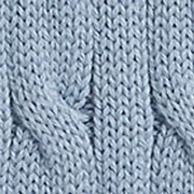 Baby Boys Cable-Knit Cotton Polo Shortall