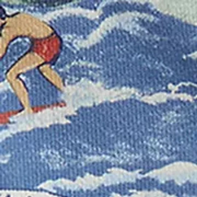 Baby Boys Tropical-Print Terry Hoodie & Short