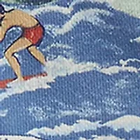 Baby Boys Tropical-Print Terry Hoodie & Short