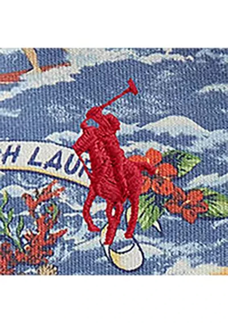 Baby Boys Tropical-Print Terry Hoodie & Short