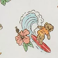 Baby Boys Polo Bear Cotton Bubble Shortalls