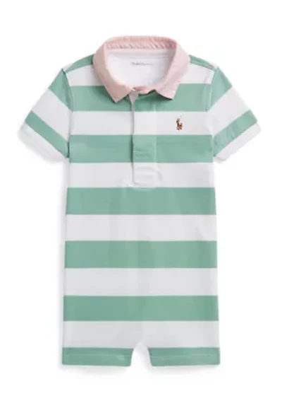 Baby Boys Striped Cotton Rugby Shortall
