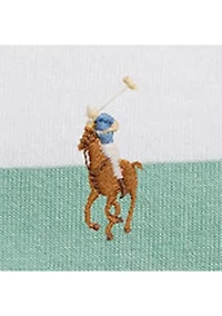 Baby Boys Striped Cotton Rugby Shortall