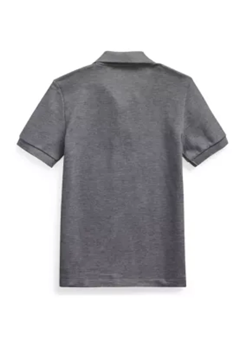 Boys 2-7 Cotton Mesh Polo Shirt